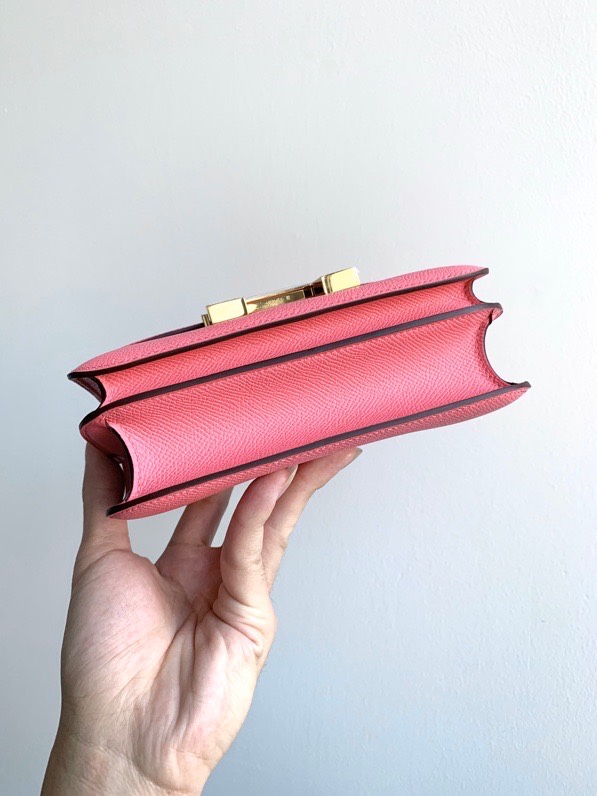 H**mes constance epsom leather-19cm