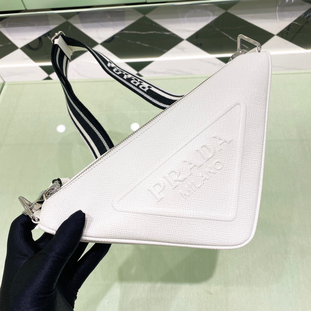 Pra*a triangle handbags 2vh155-28*18*11cm