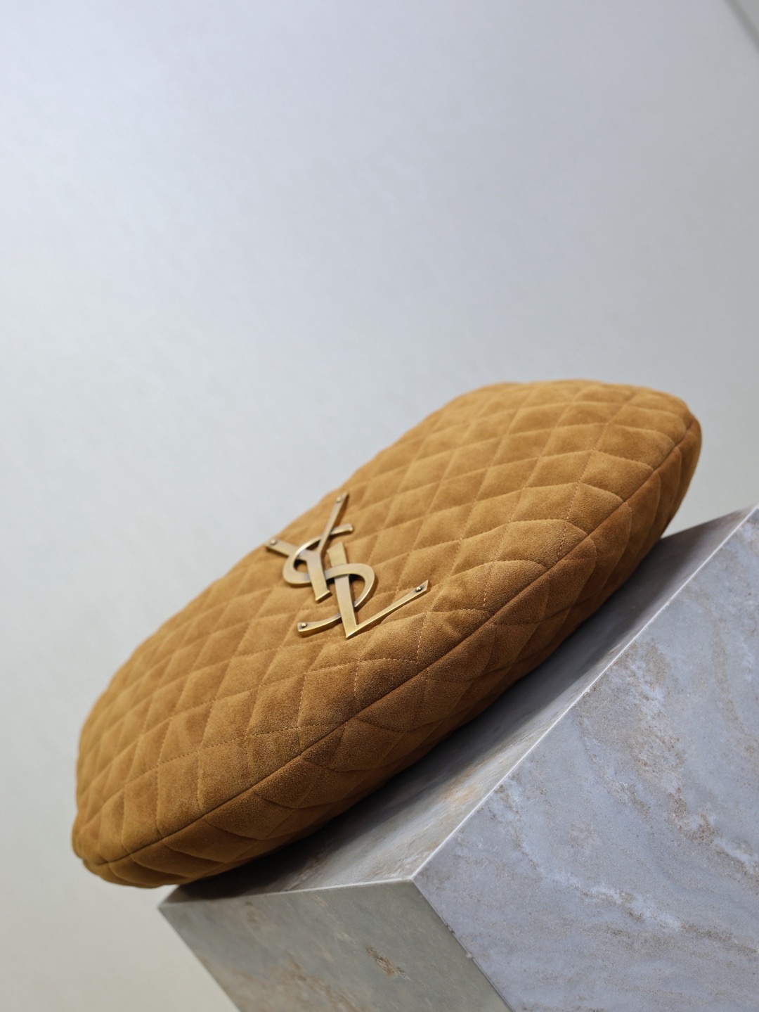 Sa1nt Lau*nt Icare Hobo Bag in Quilted Suede -44*30*7CM