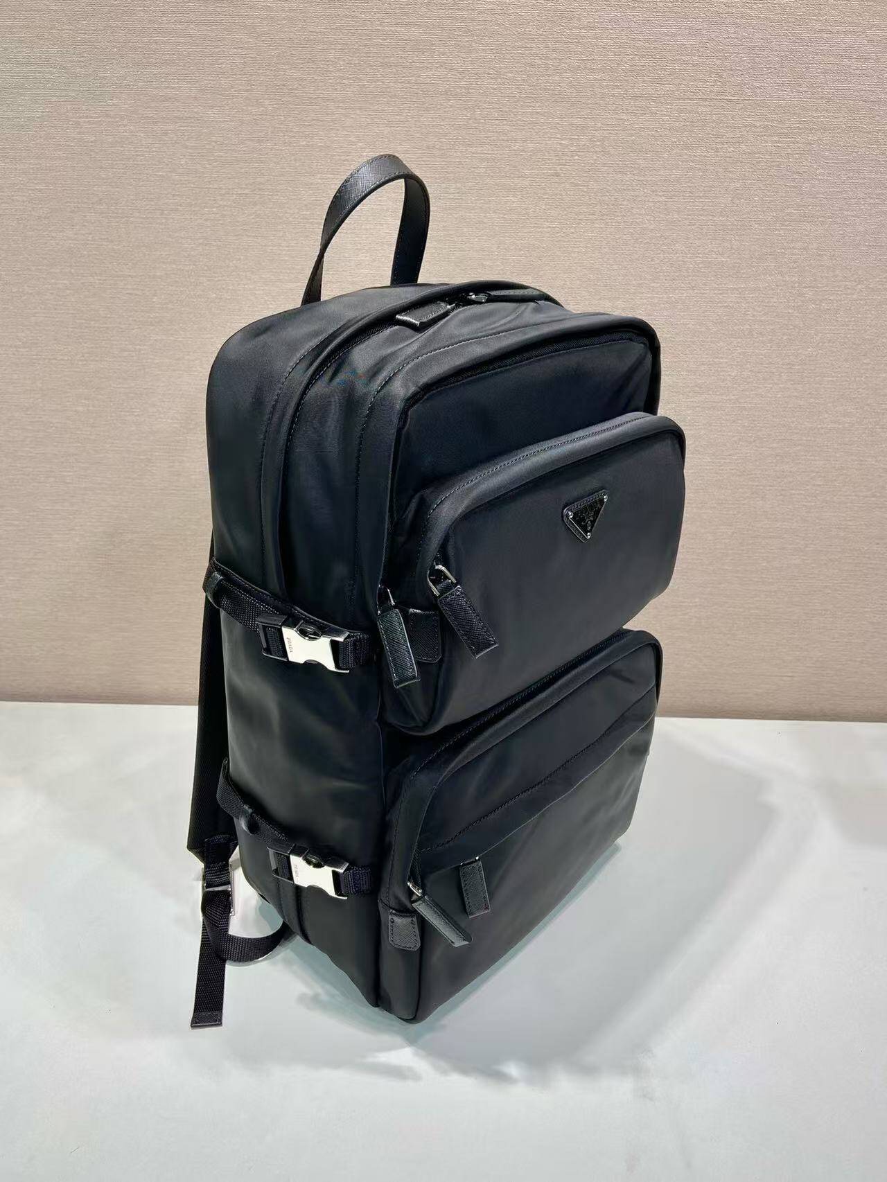 Pra*a saffiano backpack-25.5*21.5*45cm