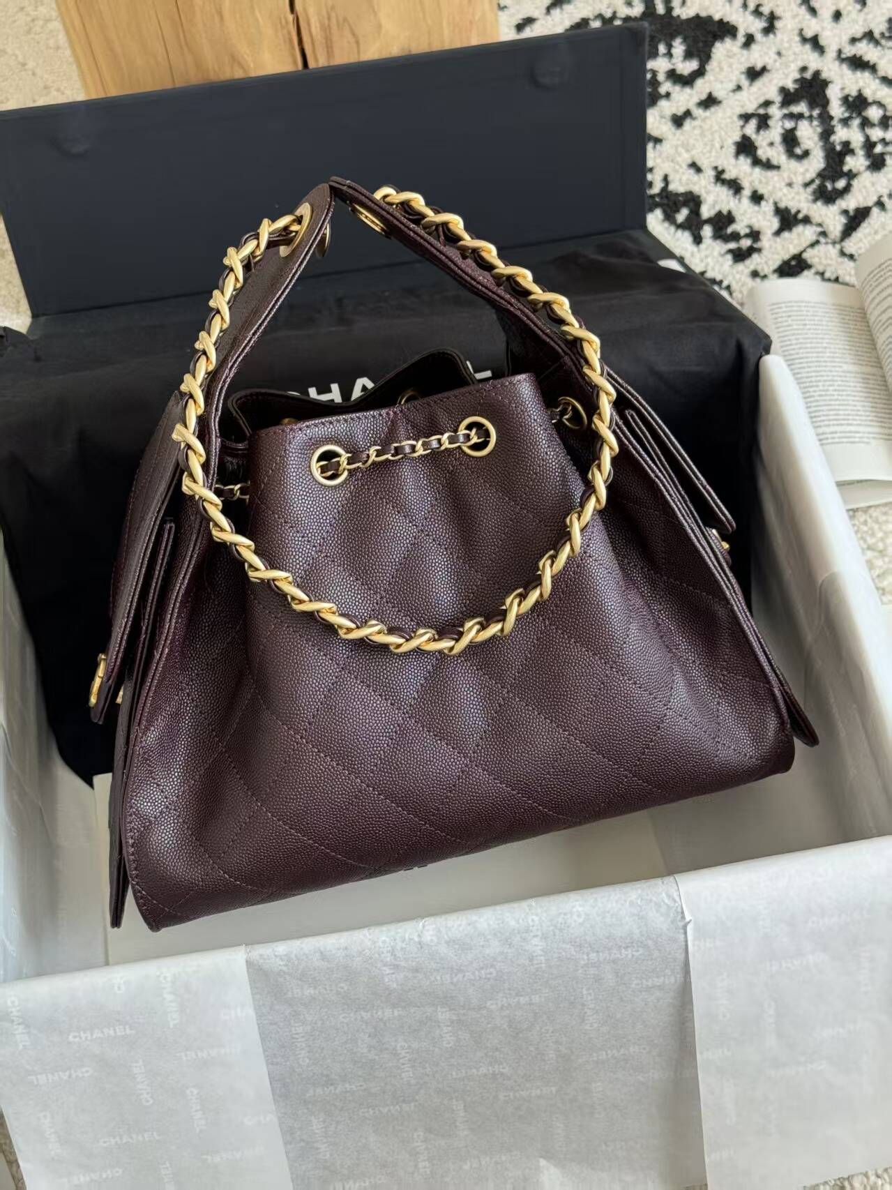 Ch@nel Bag--30*26*14CM