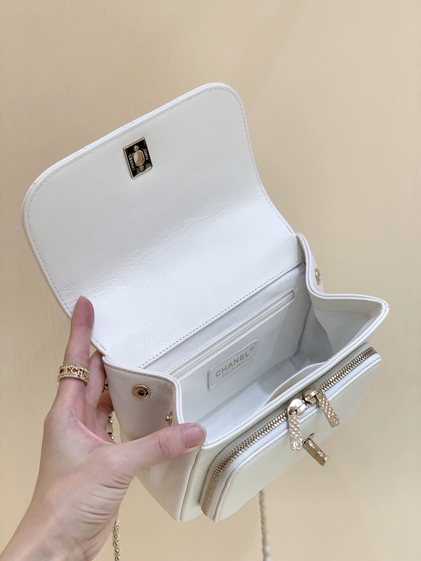 Ch@nel Flap Bag-25x21x7CM