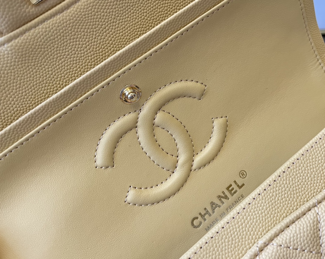 Ch@nel Flap Bag-Caviar-23CM