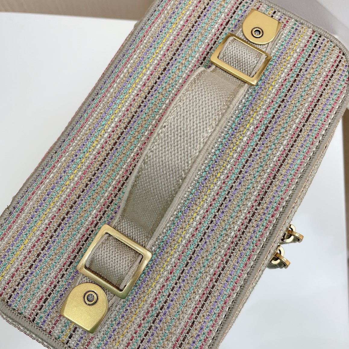 D*or oblique cosmetic bag-25x15x14cm