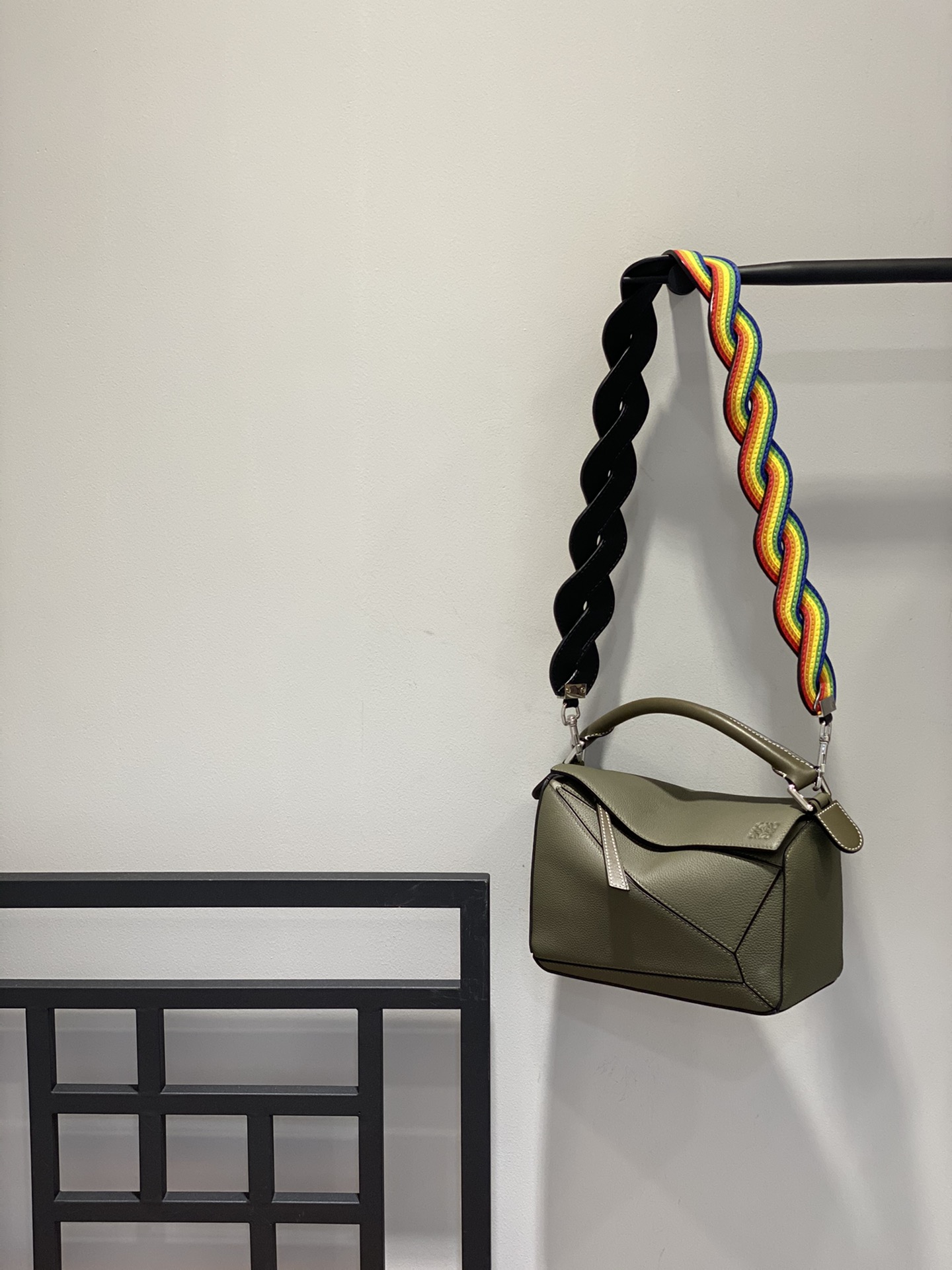 L0ew* puzzle small bag-24*10*14cm