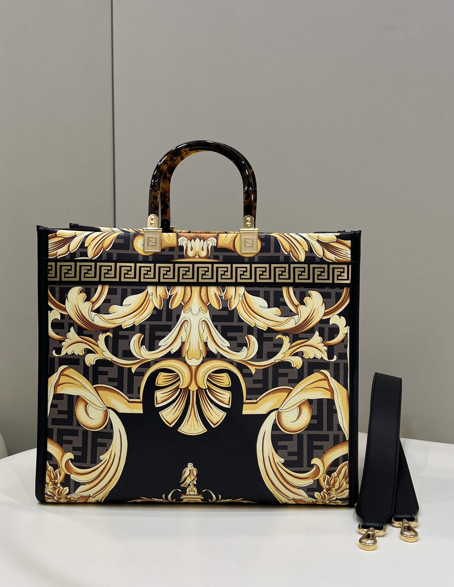 F**di & versace tote-36*17*31cm