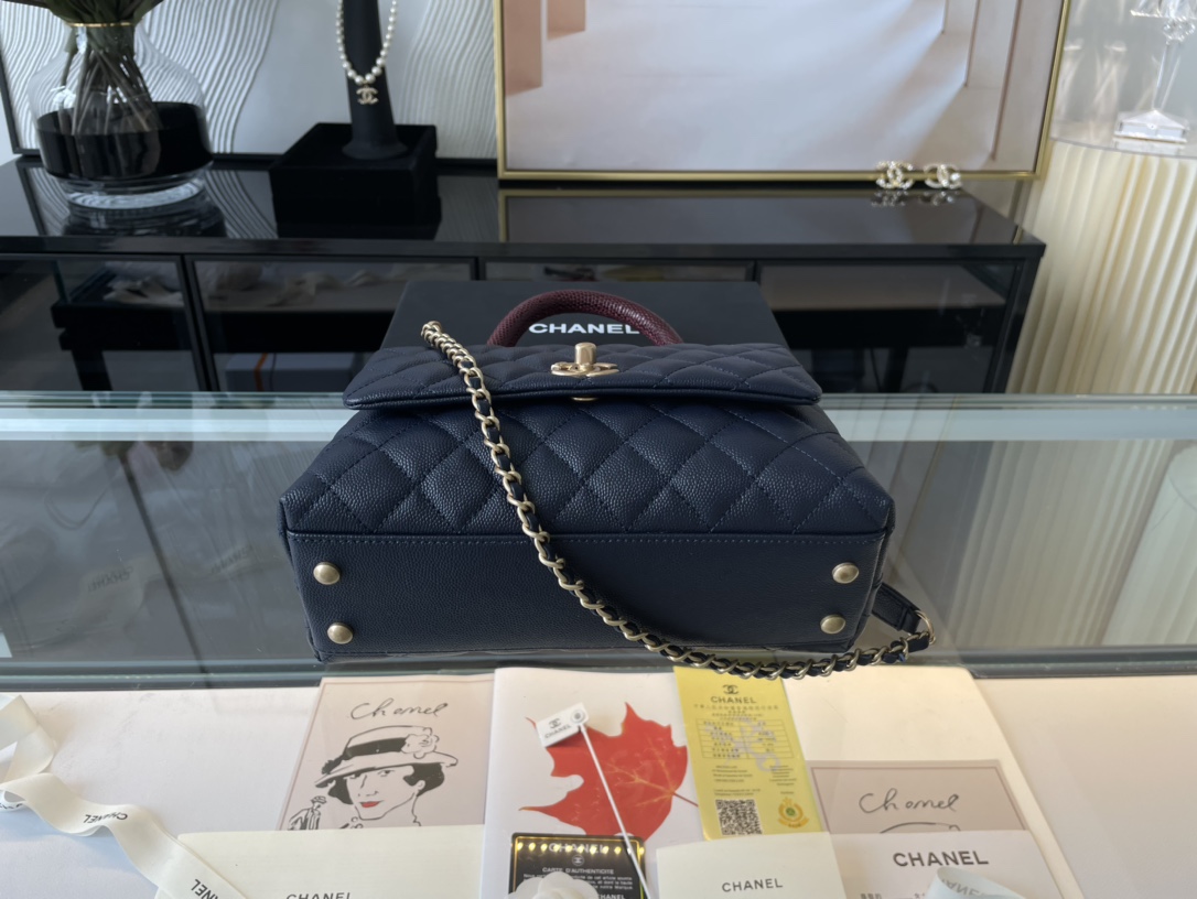 Ch@nel Coco Handlebag-23CM