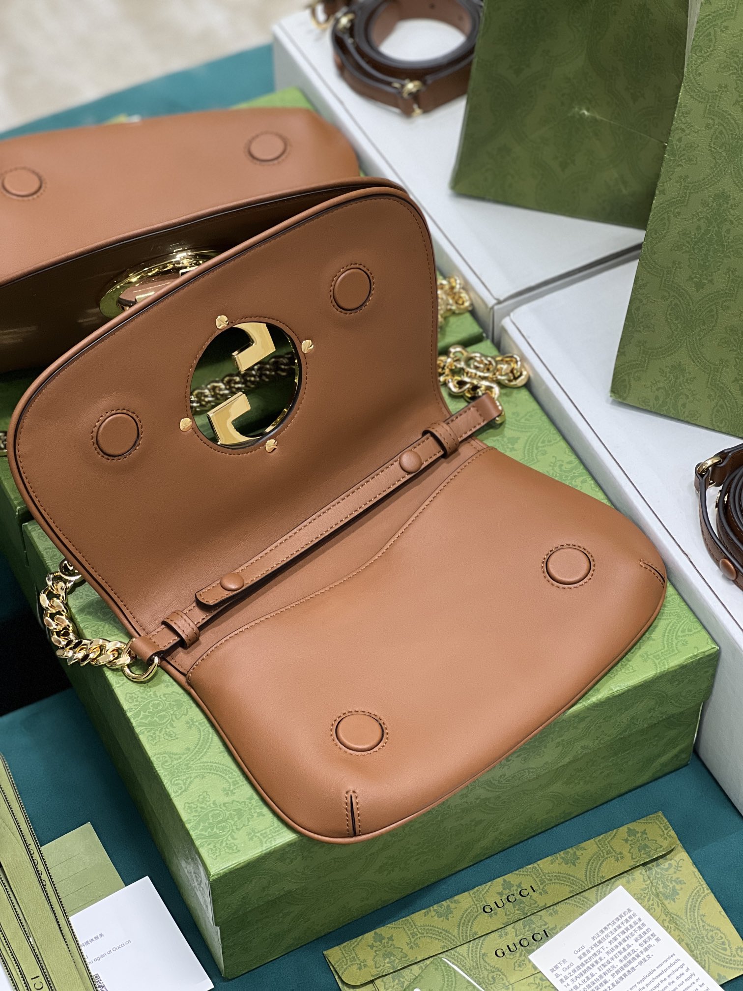 G*u*i blondie shoulder bag-28*16*4cm