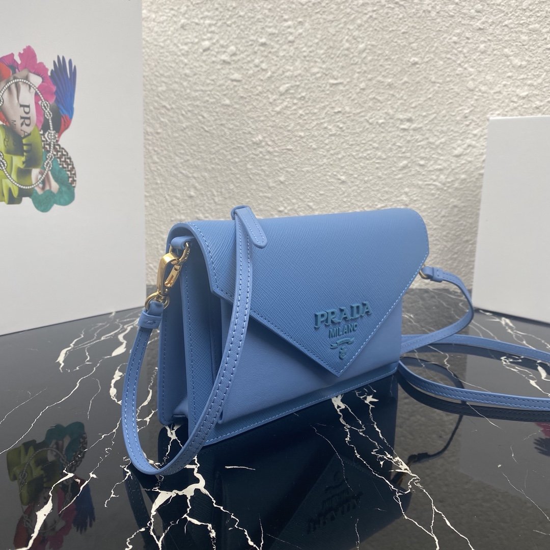 Pra*a 1bp020 saffiano chain bag-20*12*4cm