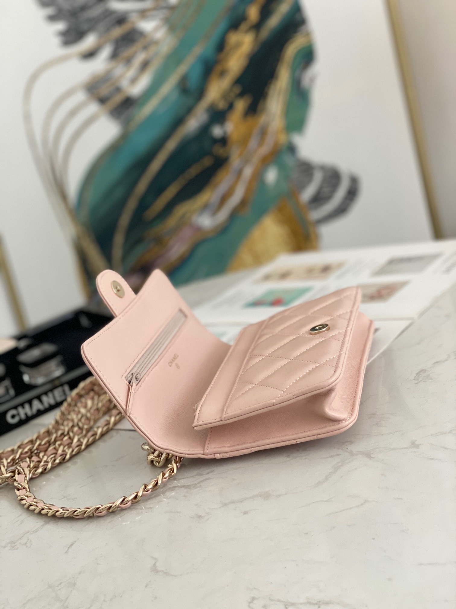 Ch@nel Wallet On Chain-19*12*3.5CM