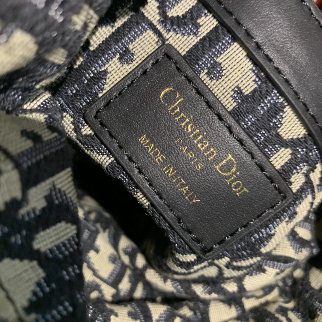 D*or bamboo woven round bag-18*19cm