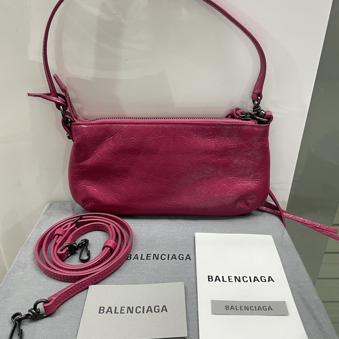 Ba1en*iaga Le City Pouch on Strap-24*4*13CM