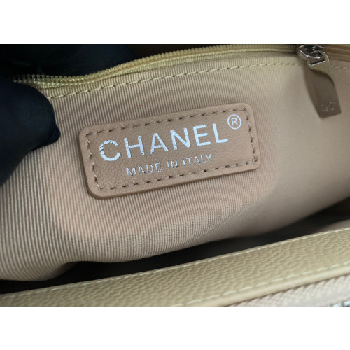 Ch@nel Grand Shopping Tote-Silver Hardware-34x24x12CM