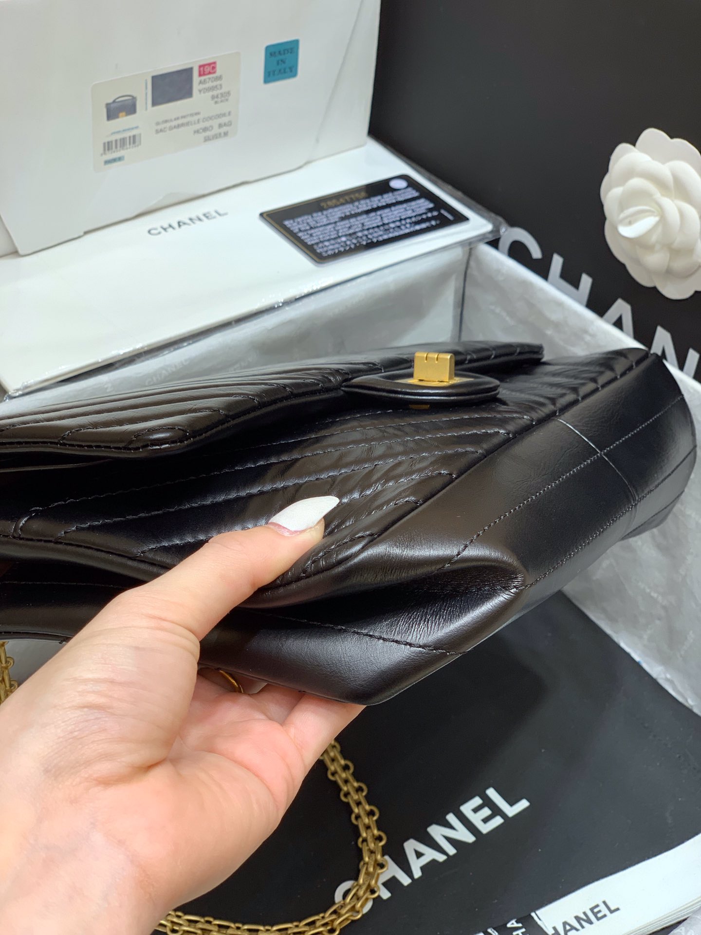 Ch@nel Reissue 2.55 Flap Bag -28CM