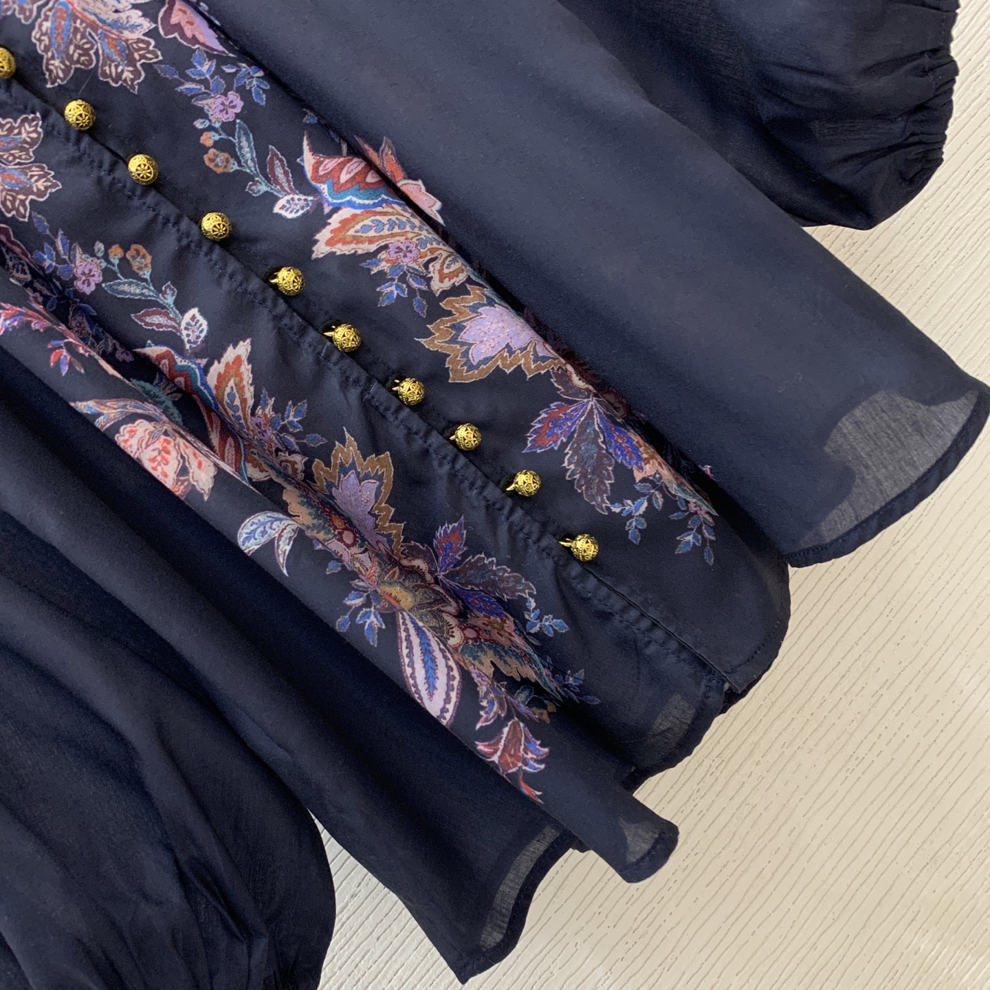 Zimmermann Floral Print Cotton-Linen Blouse & Pleated Pants Set