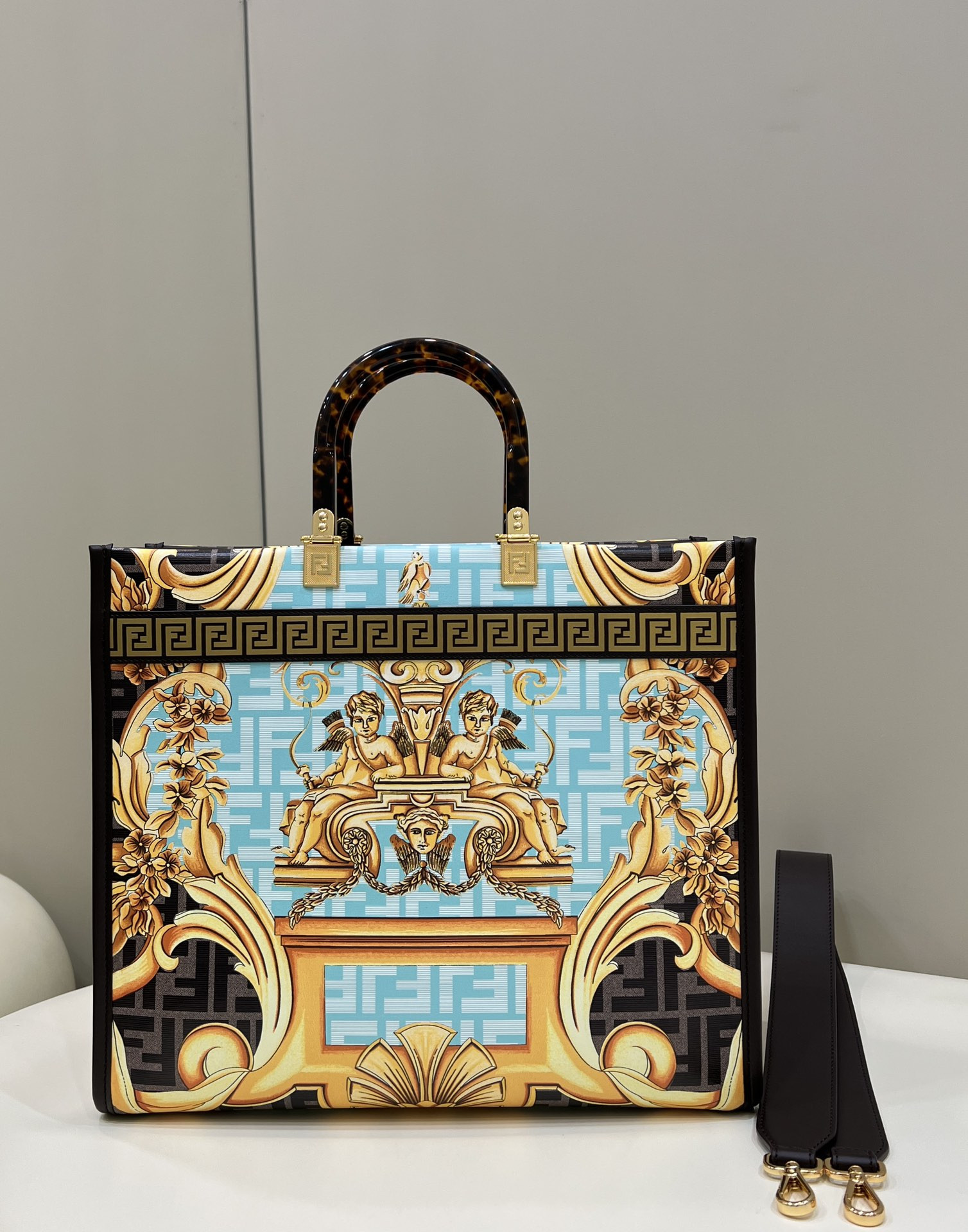 F**di & versace tote-36*17*31cm