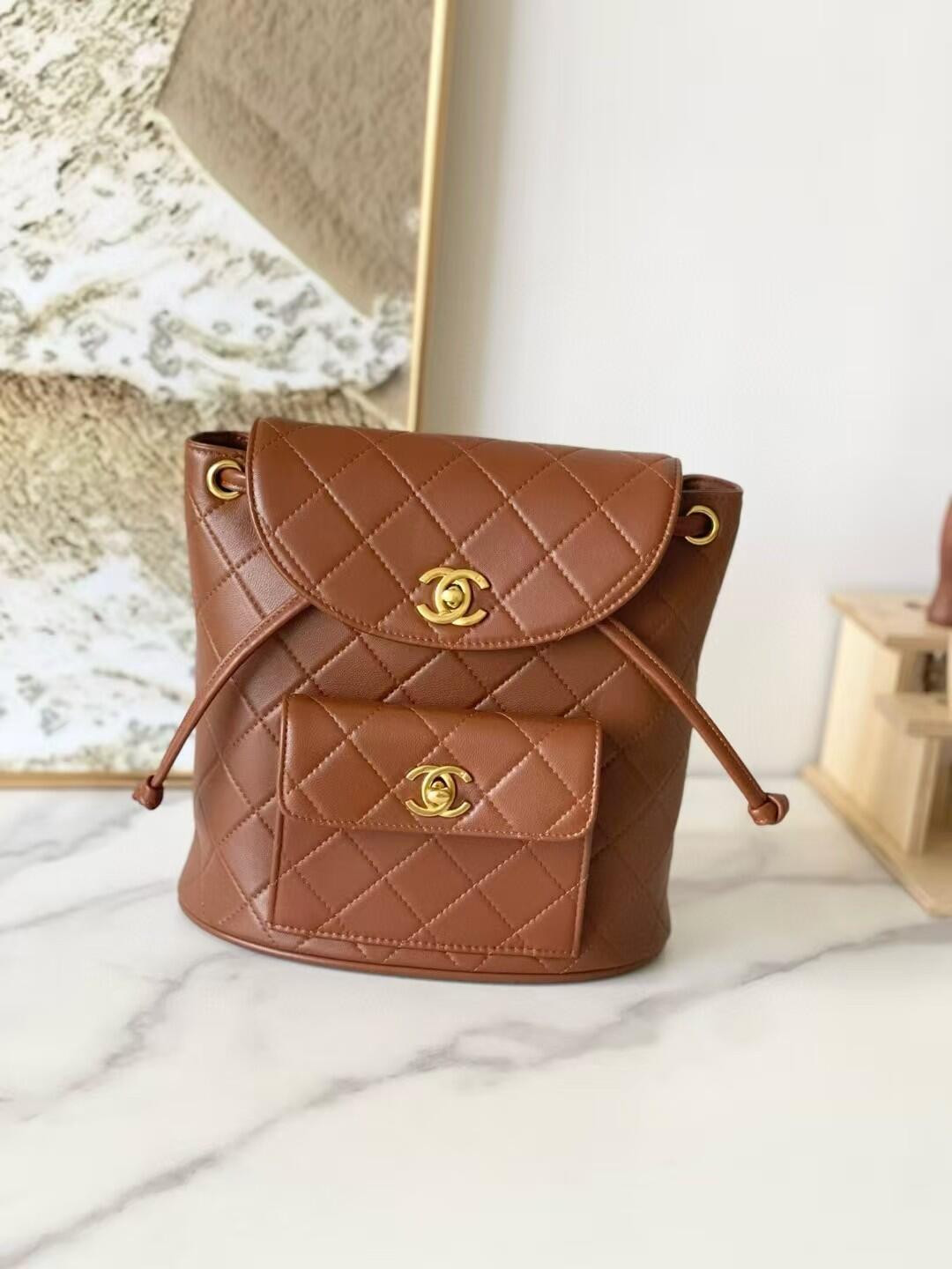 Ch@nel Duma Backpack-19.5x18x10CM