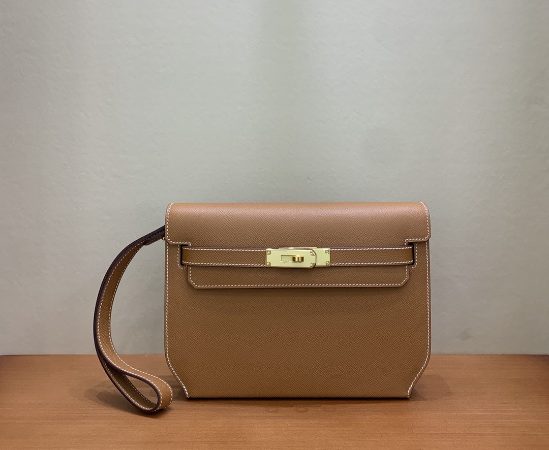 H**me5 Epsom Kelly Depeches 25 Pouch-29CM