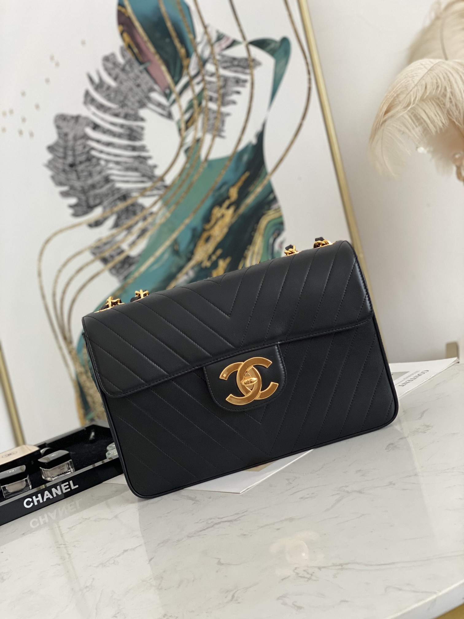 Ch@nel 2021 Flap Bag-30*21*8CM