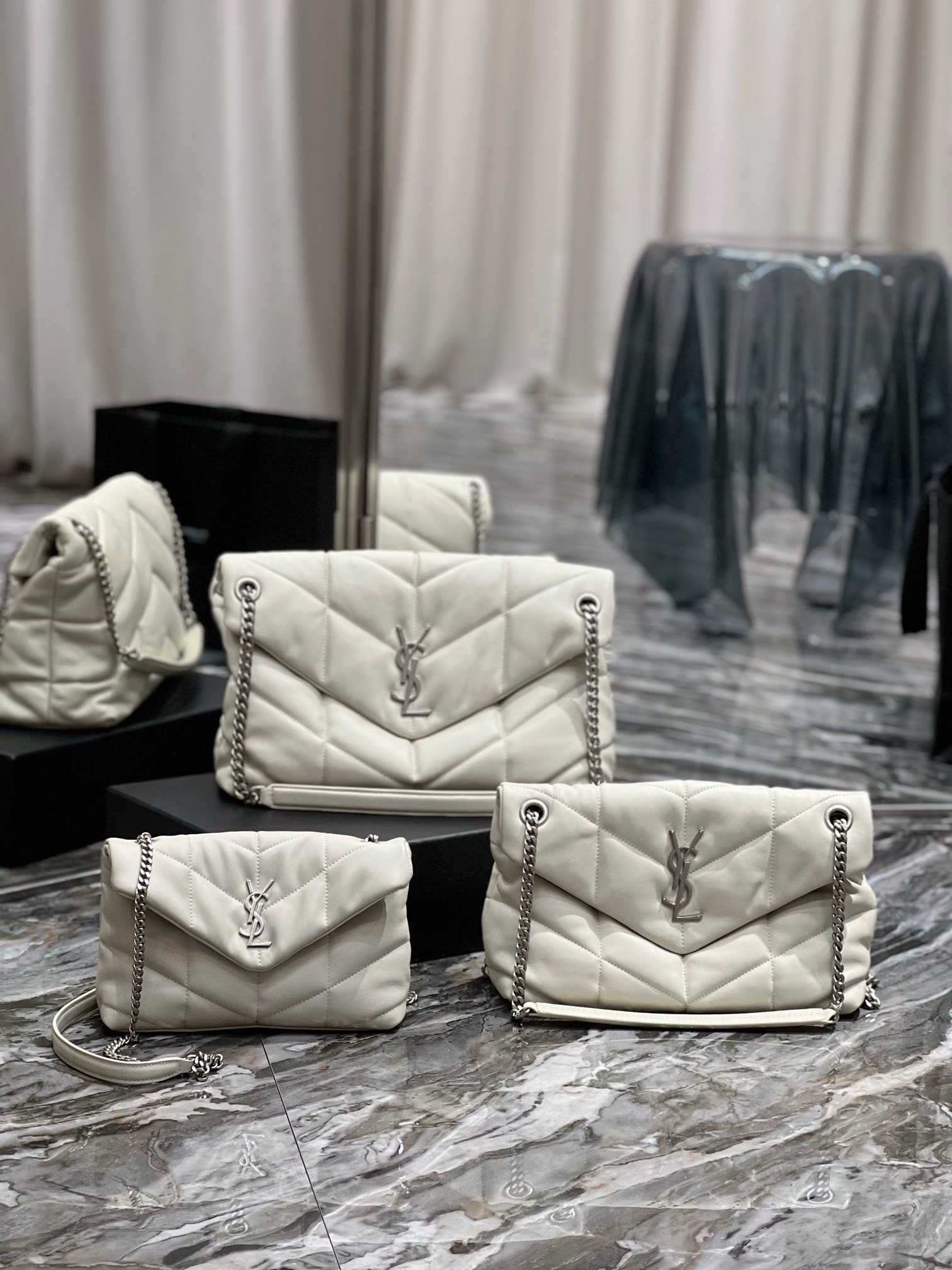 Y*L loulou puffer-lambskin leather