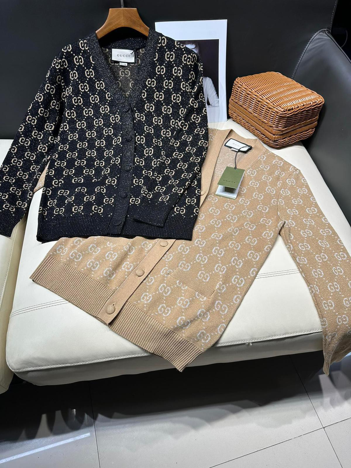 G*u*i cardigan sweater