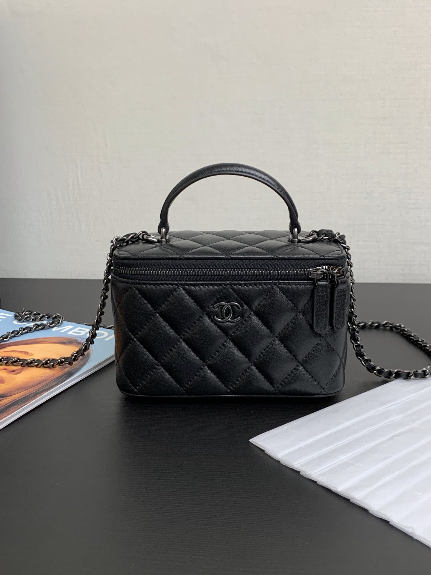 Ch@nel Cosmetic Bag-16*10*8CM