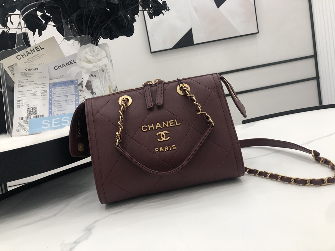 Ch@nel Boston Pillow Bag-22.5*13*18CM