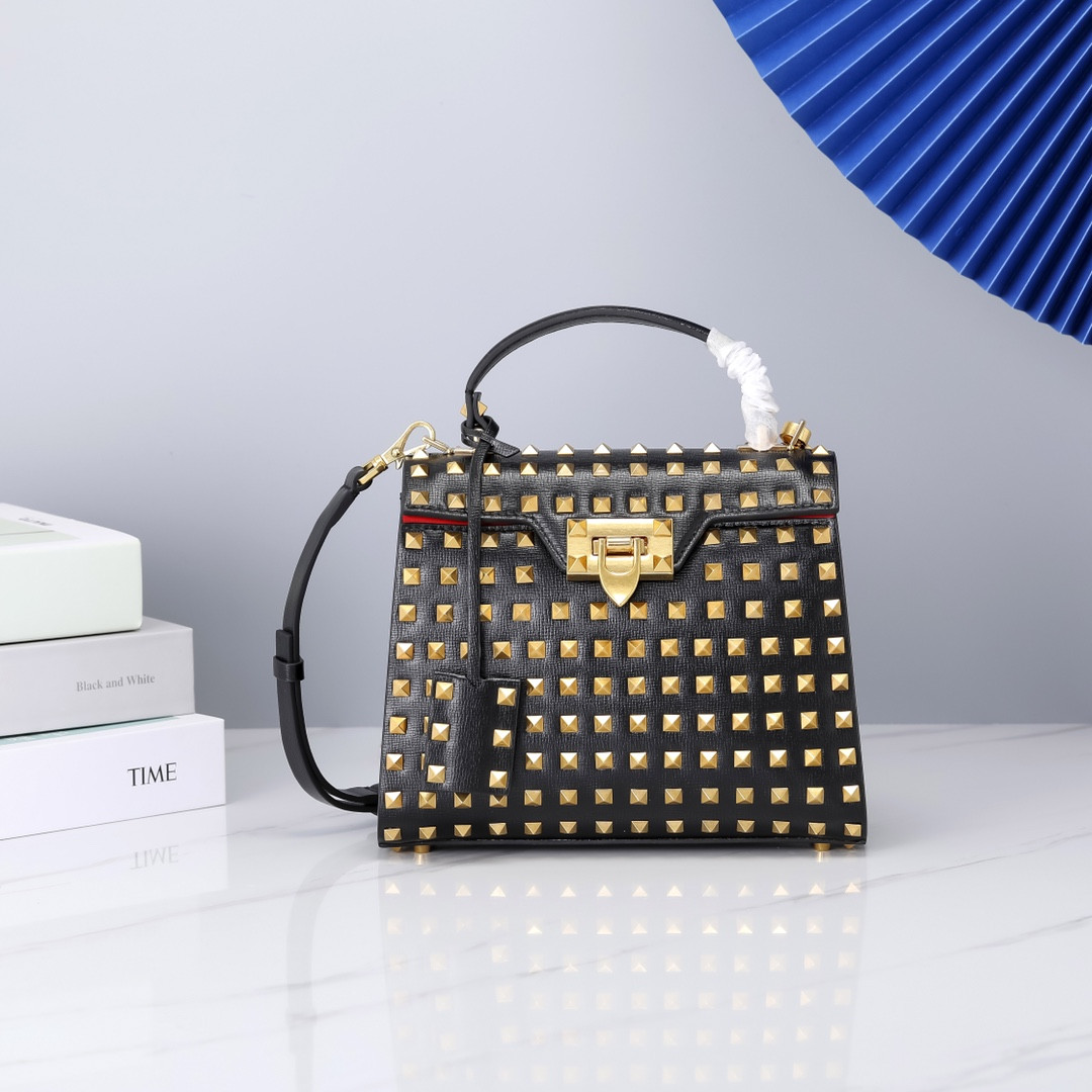 Va1e*ntin0 garavani rockstud alcove-22*17*9cm