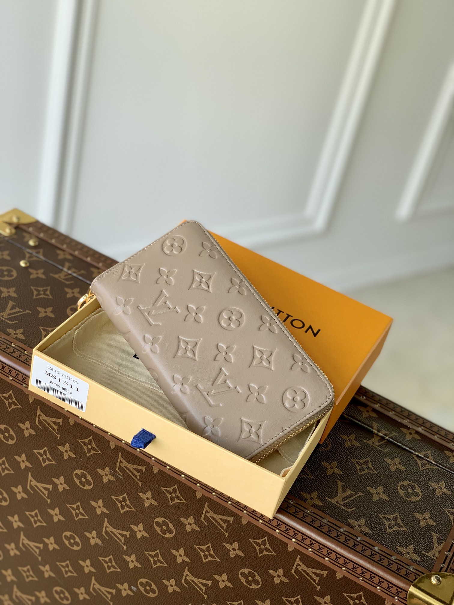 l0*is V*t0n zippy wallet m81763-19.5 10.5 2.5cm