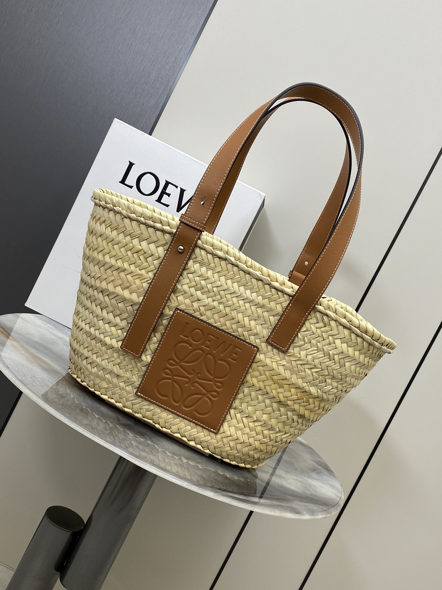 L0ew* basketbag-47x28x25cm