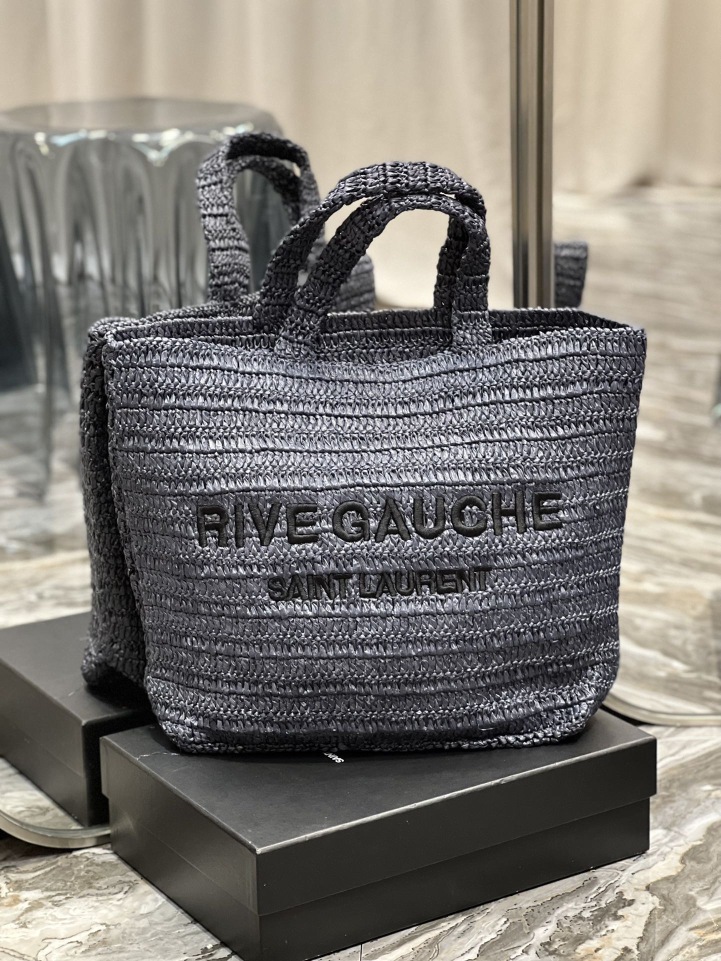 Y*L rive gauche tote bag-38×35×14.5cm