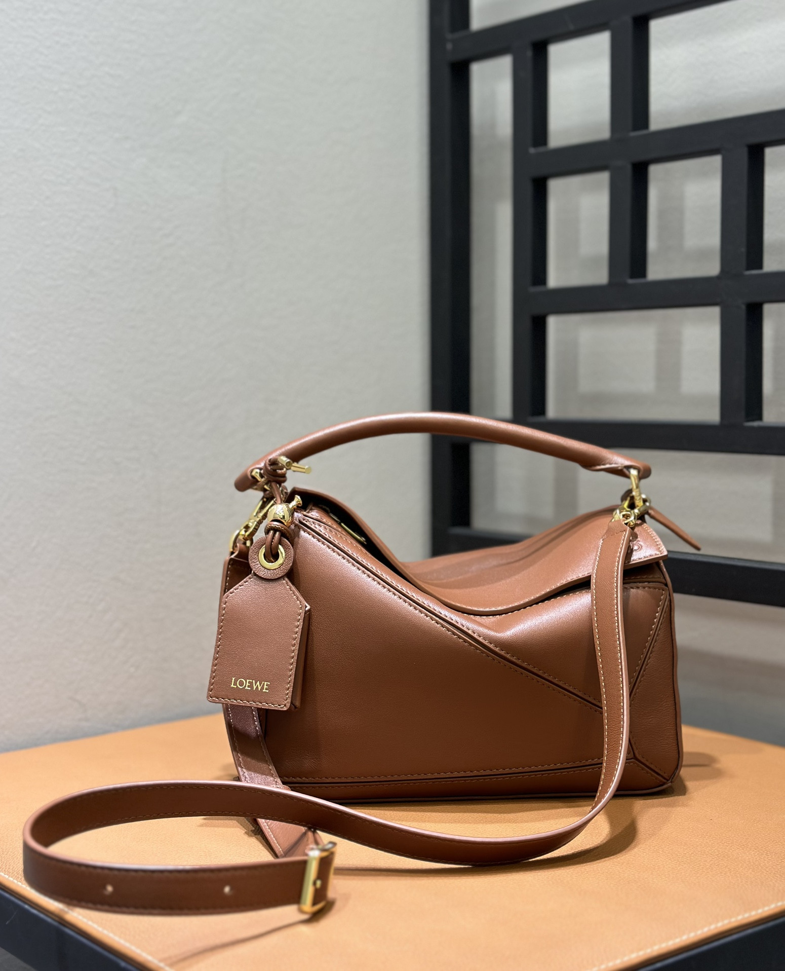 Lowee Puzzle Edge Bag-24*10.5*16.5CM