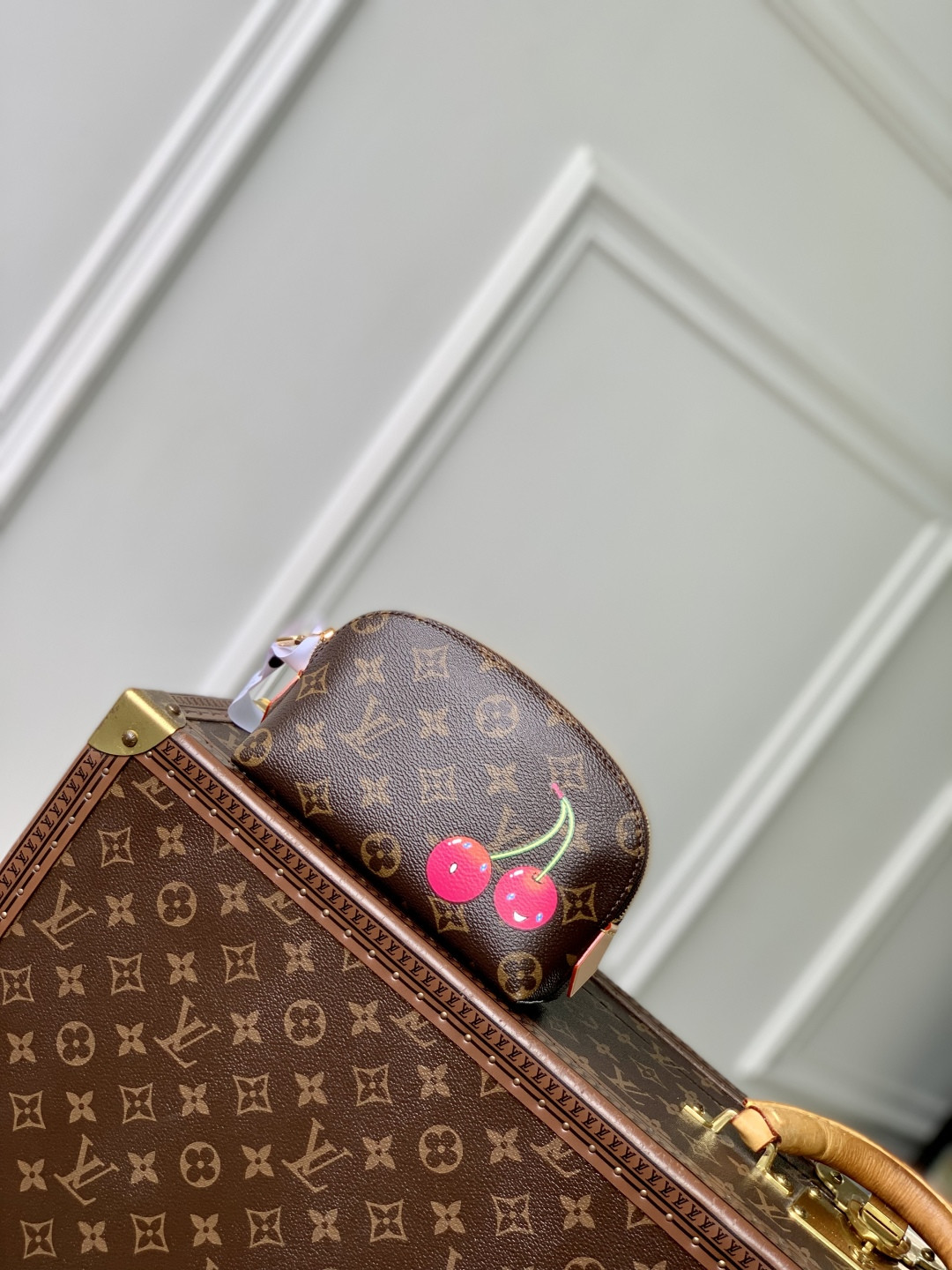 LV x TM Cosmetic Pouch -12 x 6 x 19CM