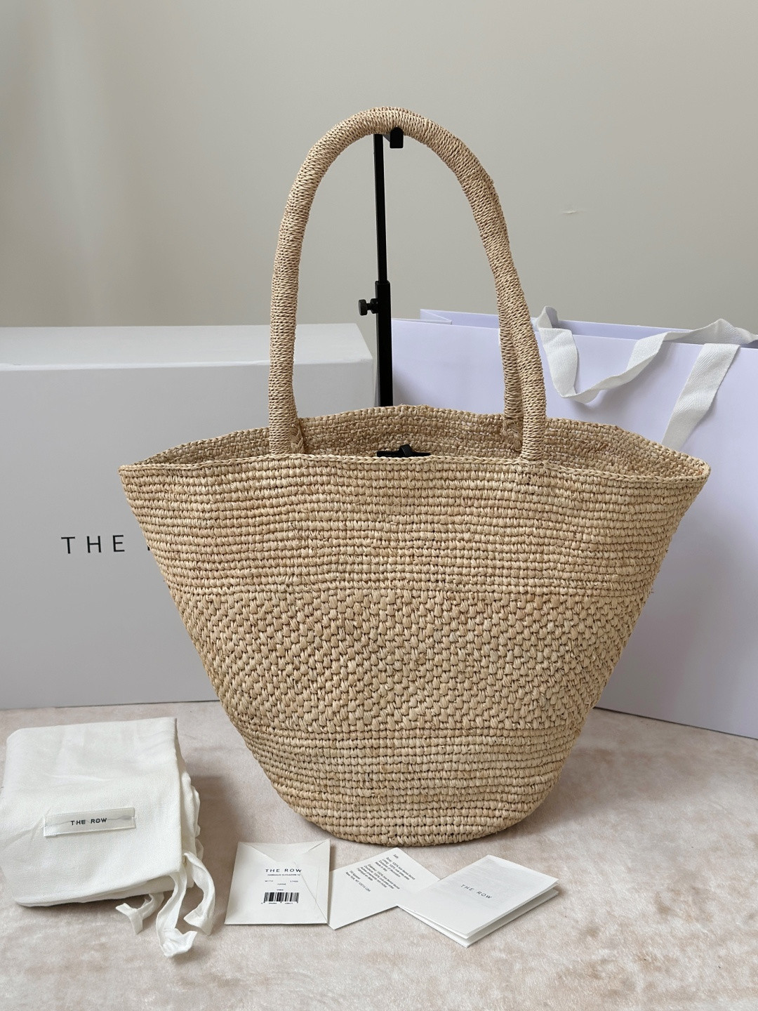 The R0w Raffia Bags-14*17*27.5CM