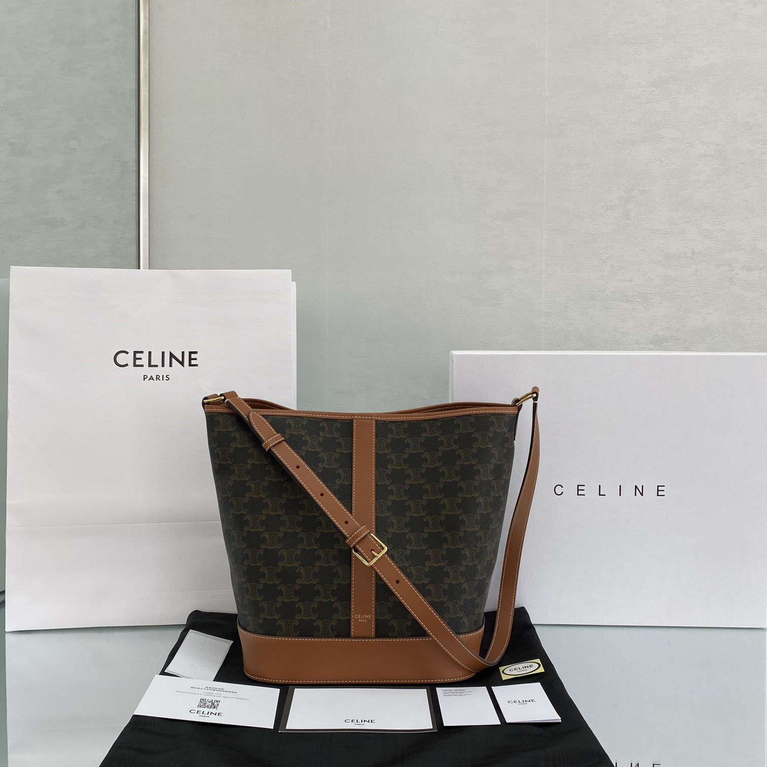 Celin Tambour BucketBag-33x27x17CM