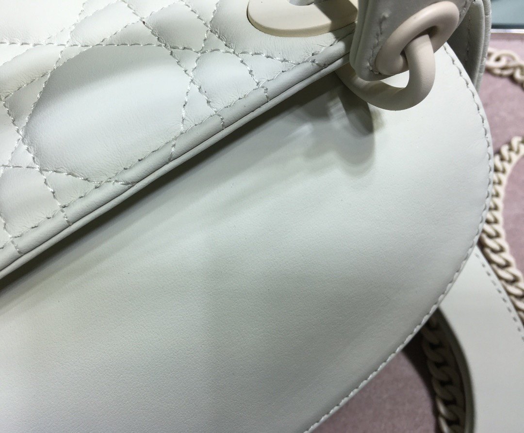 lady D*or with lambskin-17*15*8cm