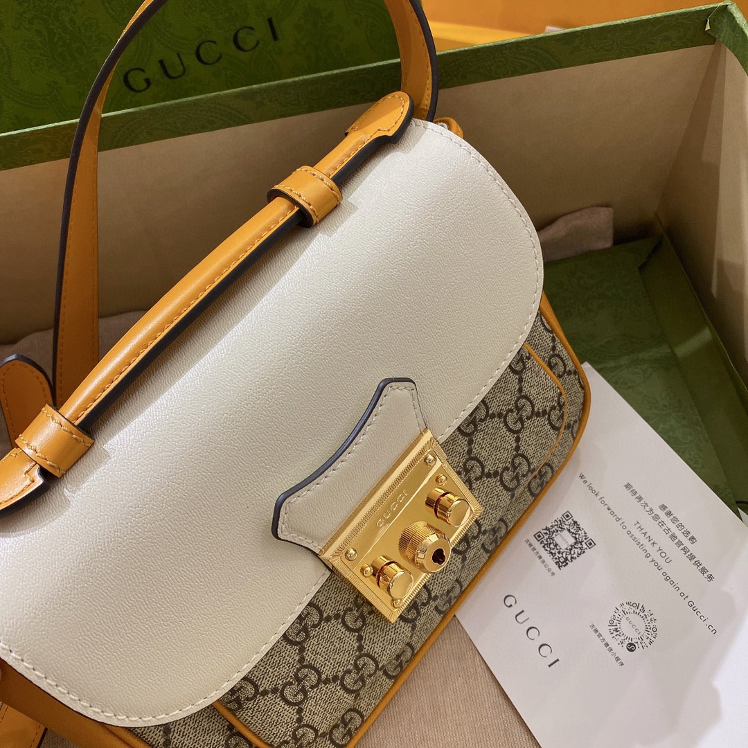 G*u*i padlock bag-21x14x5cm