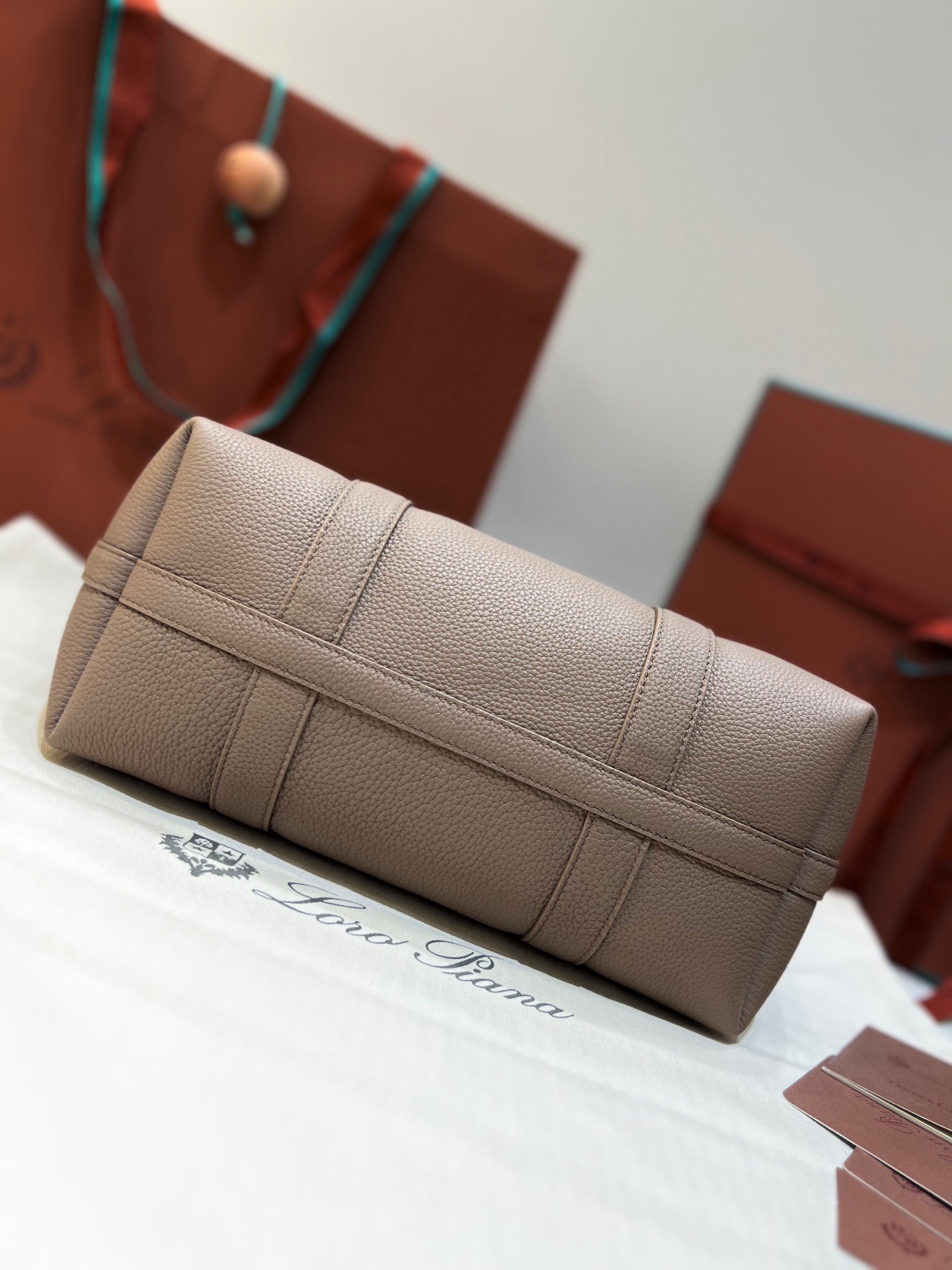 L0r0 P1ana ghiera shopper bag-28*19*12cm