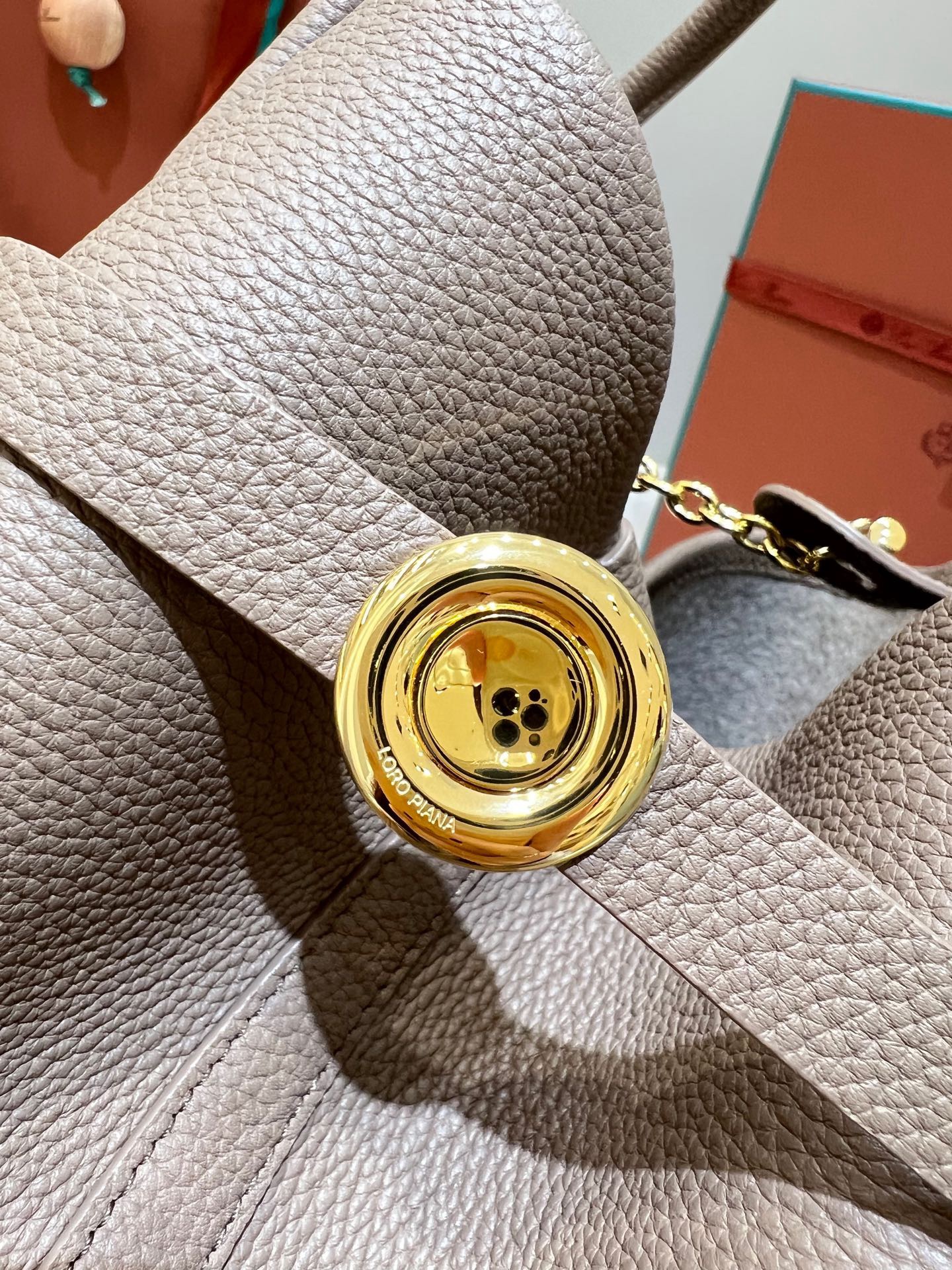 L0r0 P1ana ghiera shopper bag-28*19*12cm