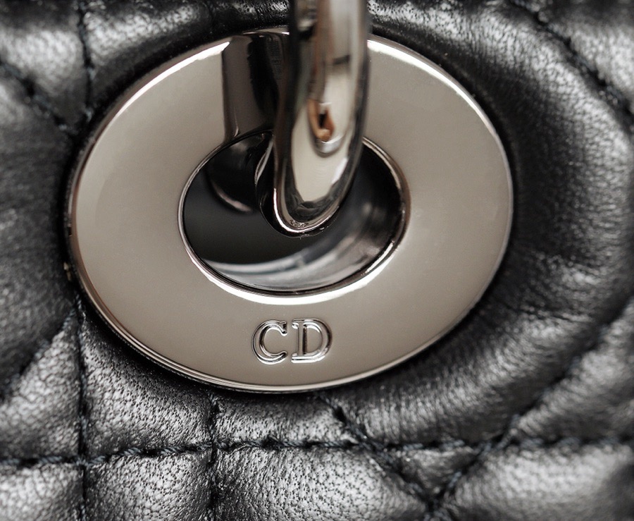 Diro Lady D10r My ABCD10r Bag Black Cannage Lambskin-20*16.5*8CM