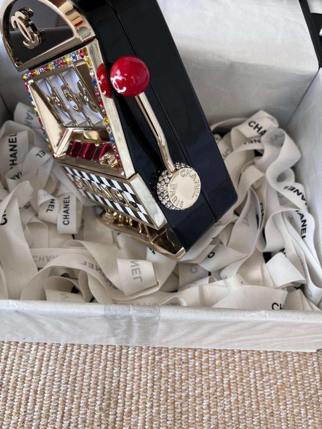 Ch@nel Helmet, Slot Machine & Bauble Bag Collection