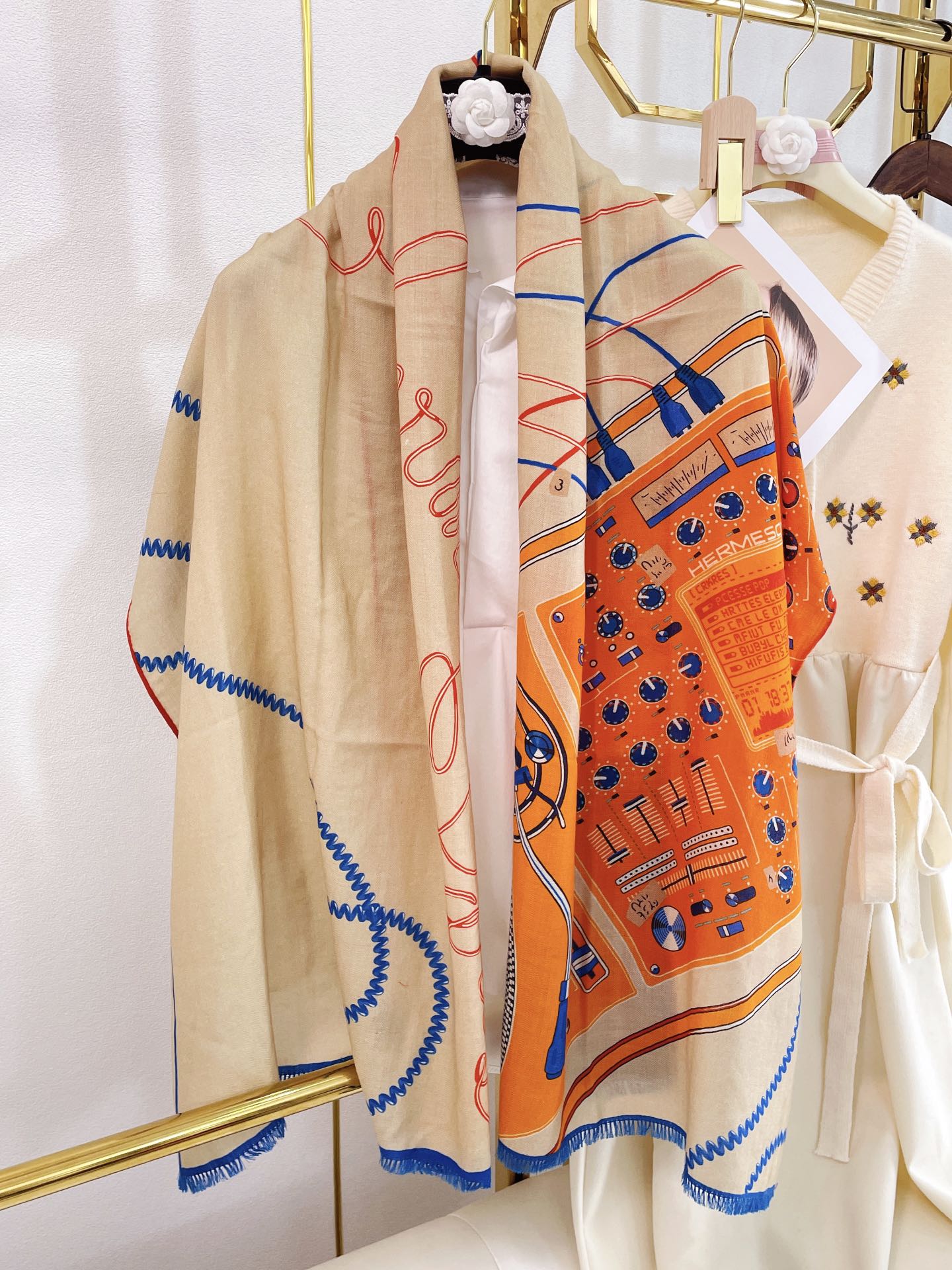 H**mes cashmere scarf-80*200cm