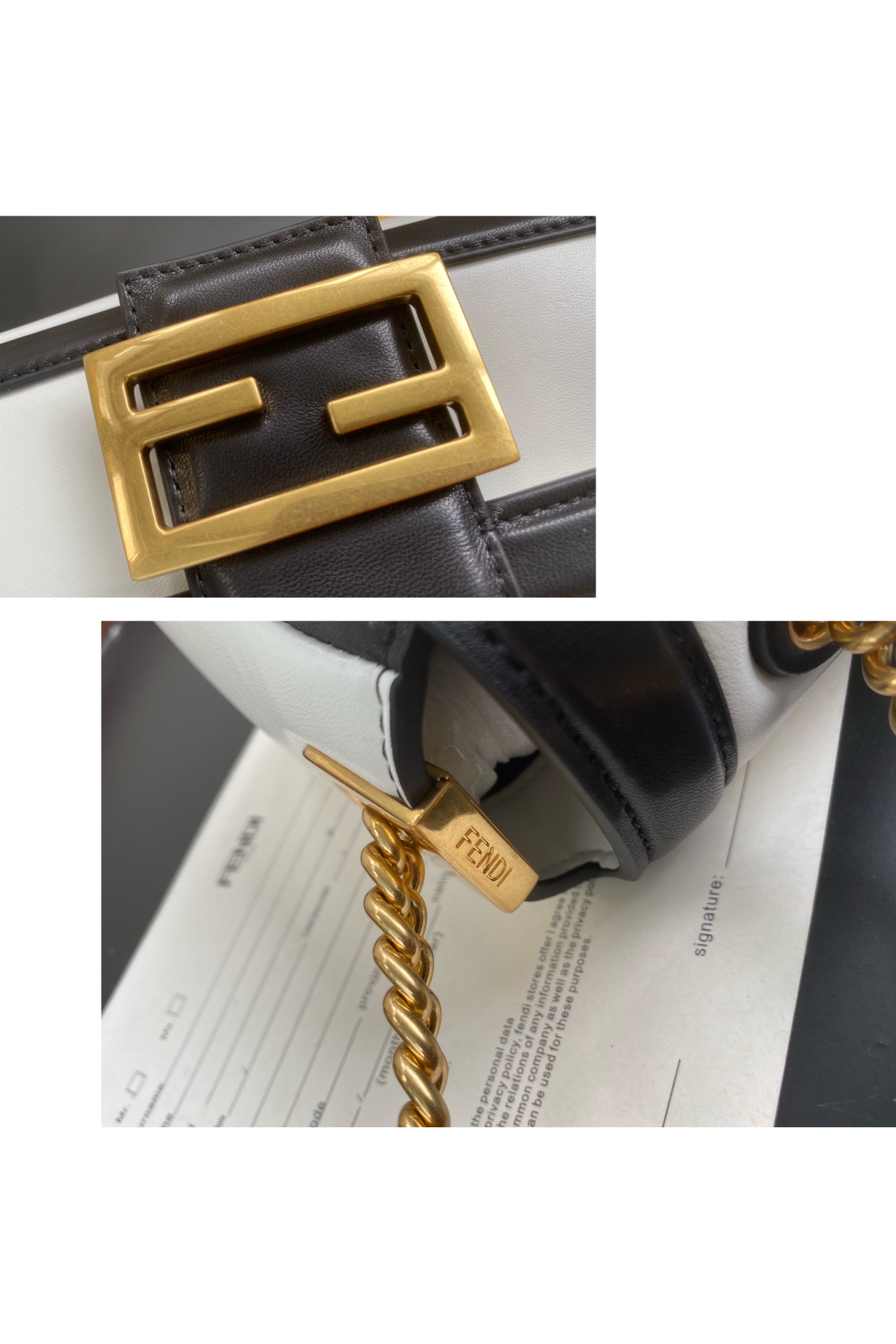 F**di medium baguette bag-26x15x4cm