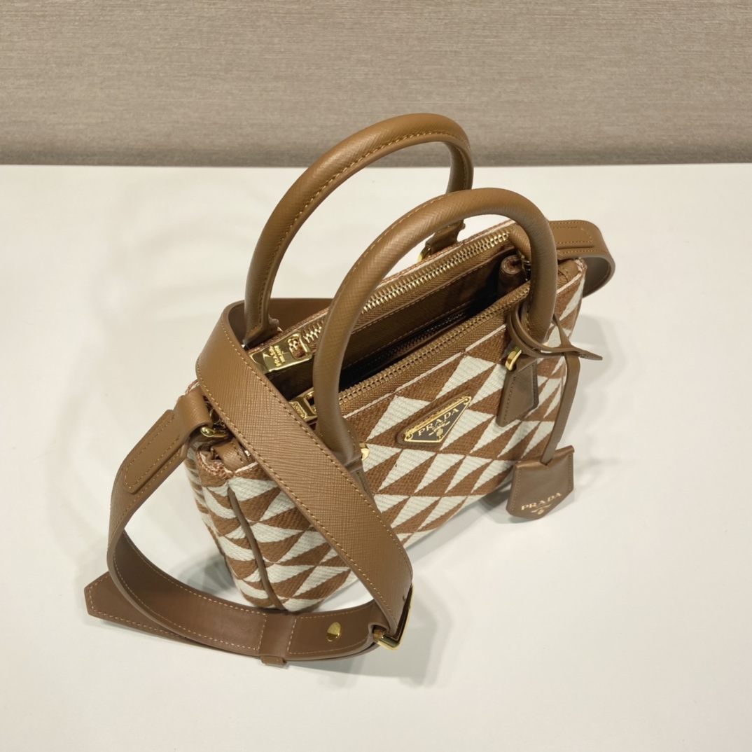 Pra*a borsa galleria in saffiano 1ba846-20*14*11cm