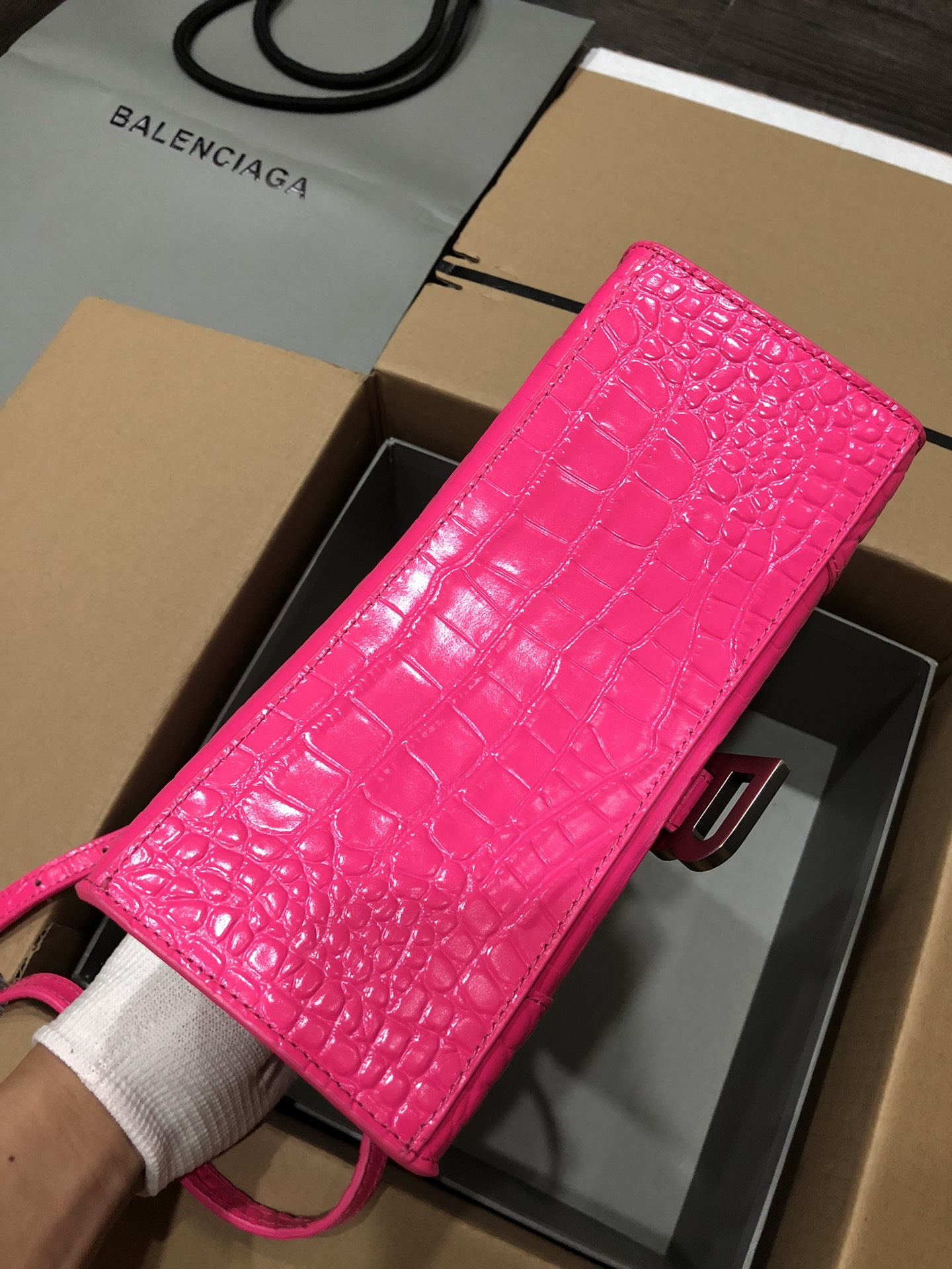 Ba*len*cia*ga hourglass bag-23x10x24cm