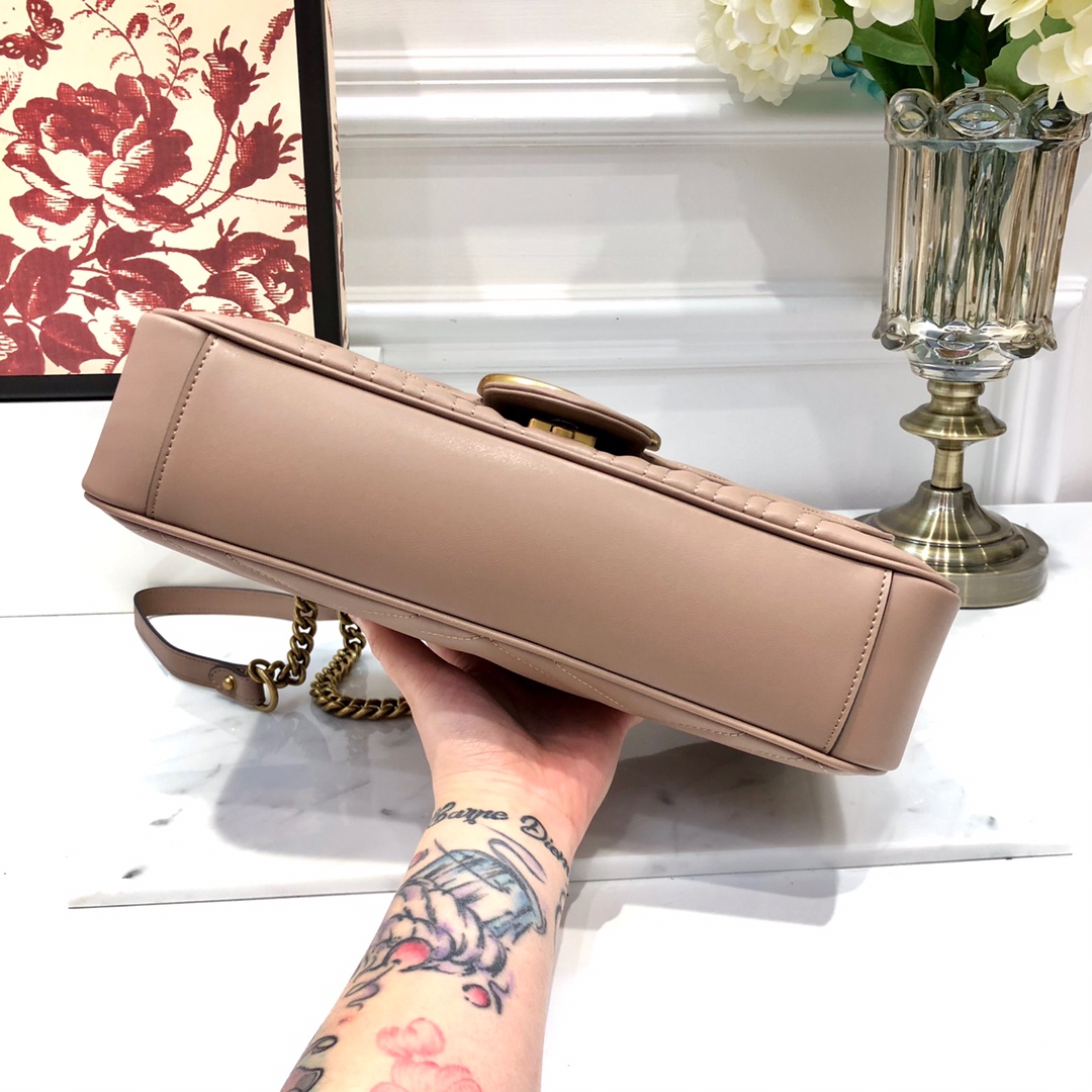 G*u*i gg marmont chain bag-31*19*7cm