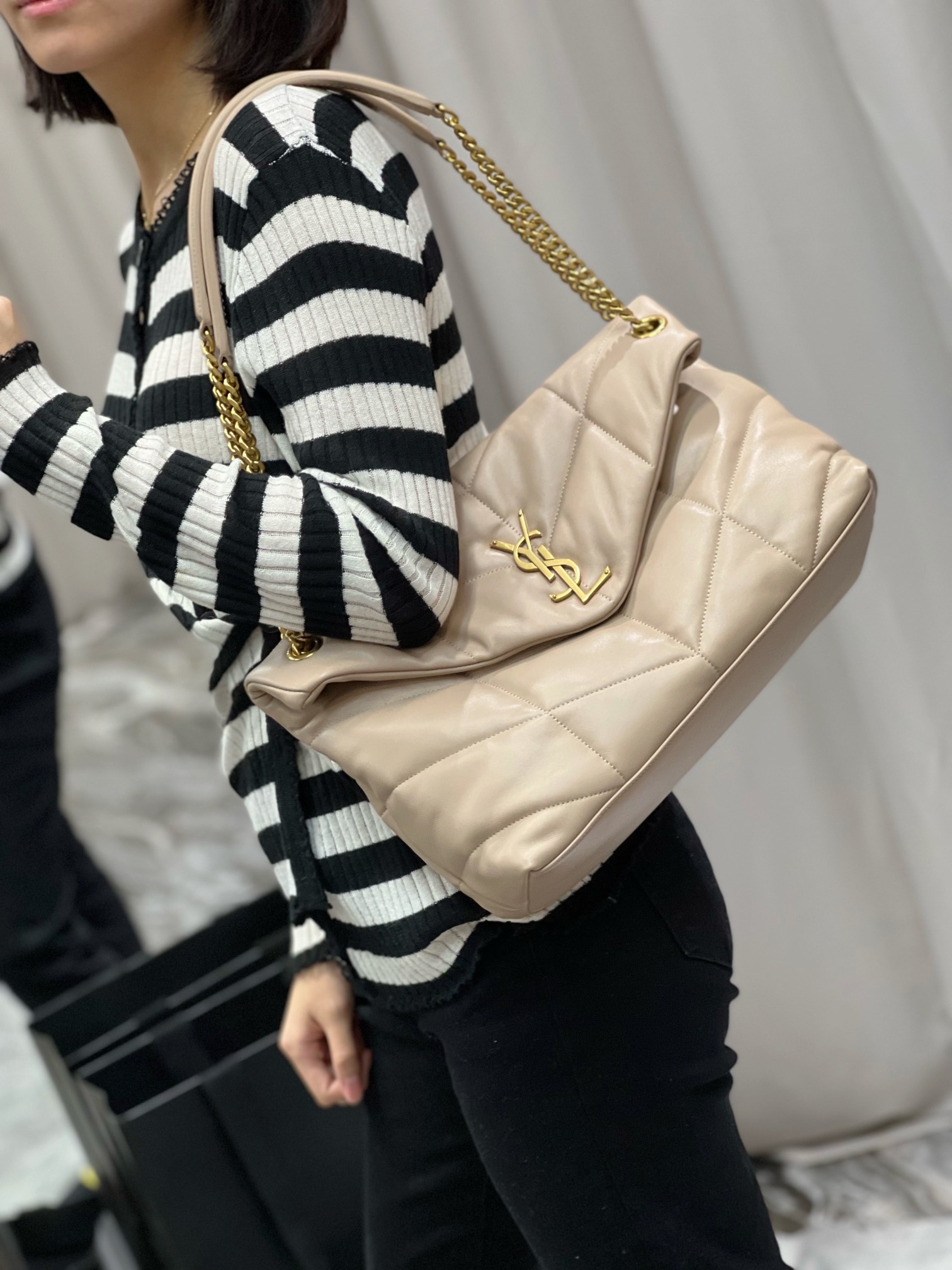 Y*L loulou puffer-lambskin leather