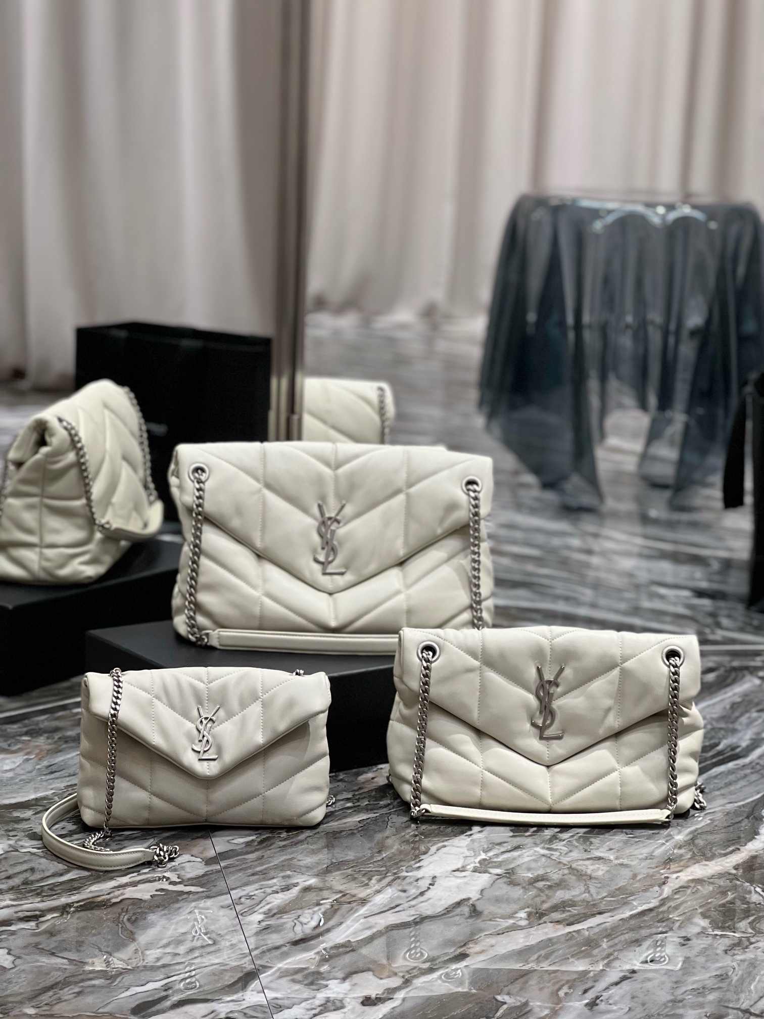 Y*L loulou puffer-lambskin leather