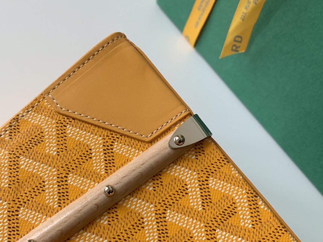 Go*ard coated canvas and leather saigon top handle bag-21cm