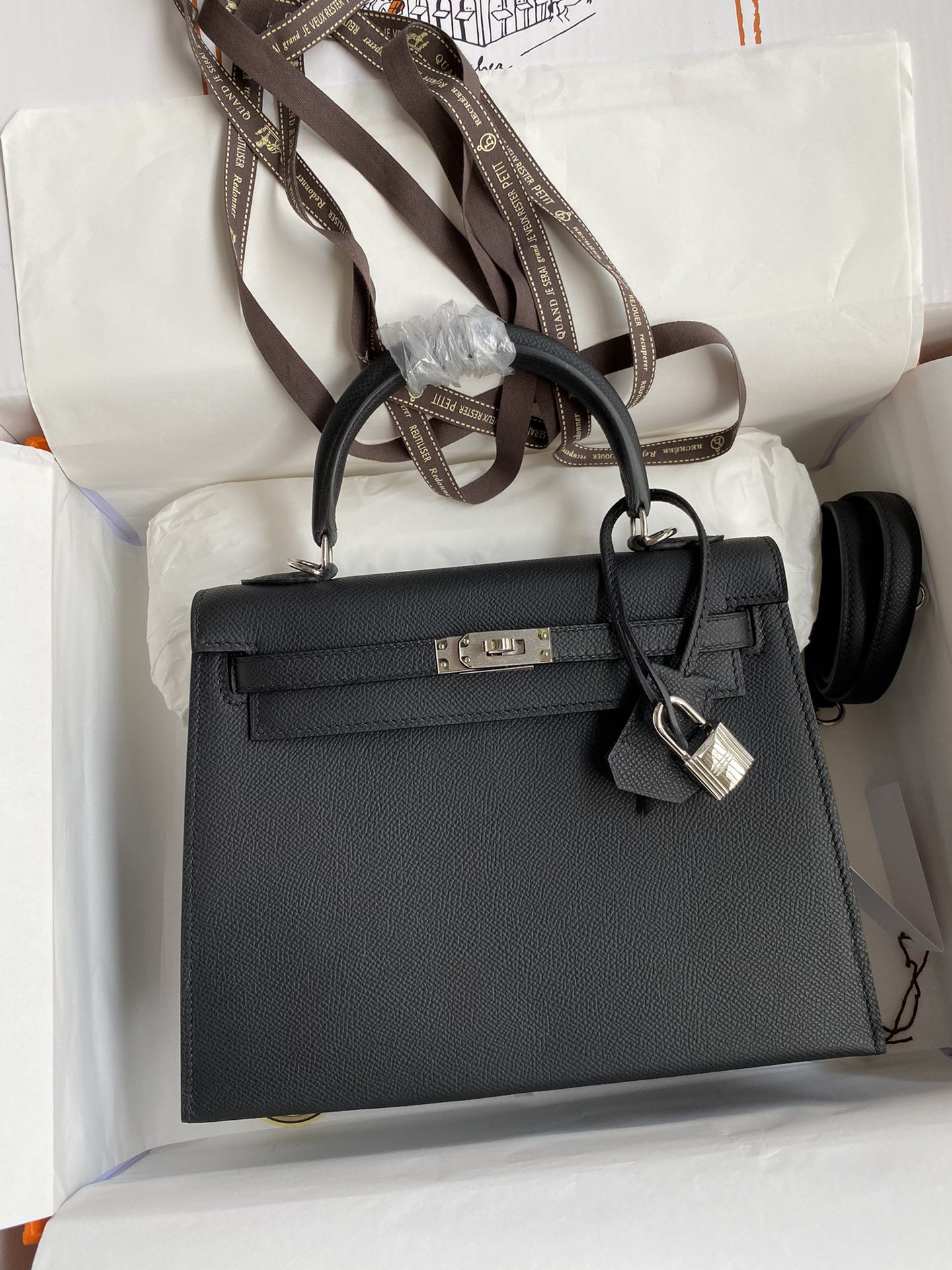 H**mes kelly-epsom leather-25cm